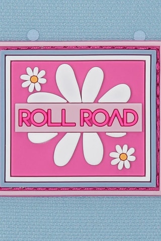 Zaino Roll Road Peace - Blu e rosa