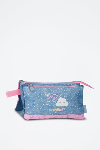 Astuccio - Blu e rosa