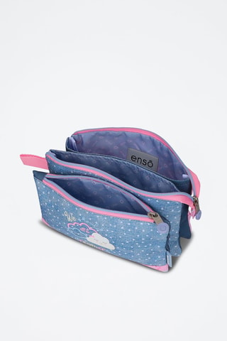Astuccio - Blu e rosa