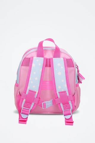 Zaino - Bianco, blu e rosa