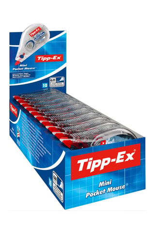 10 correttori a nastro Tipp-Ex Mini Pocket Mouse