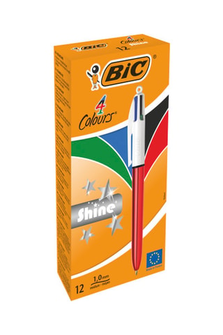 12 stylos 4 couleurs