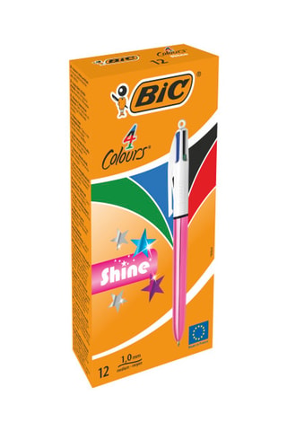 12 stylos 4 couleurs