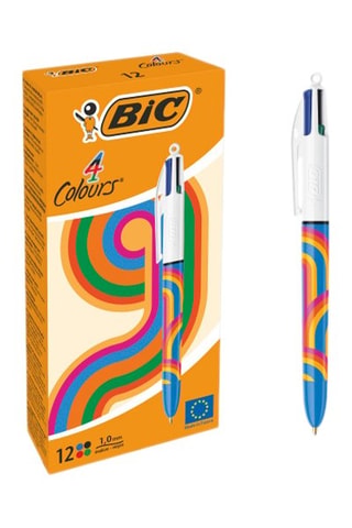 12 stylos-bille Lines - 4 encres