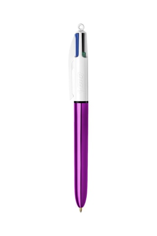 12 stylos-bille Shine - 4 encres