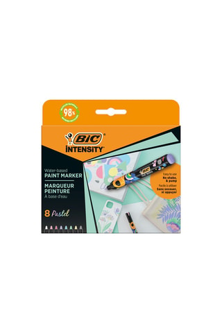 8 pennarelli inchiostro a base d’acqua Intensity Pastel - Multicolore