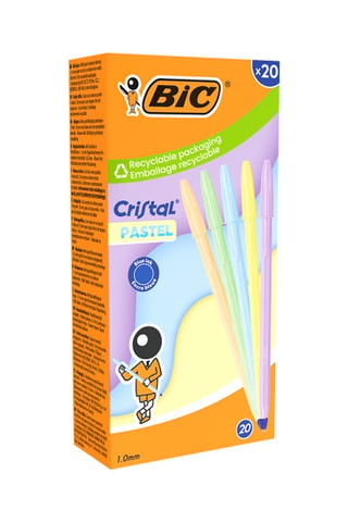 20 stylos-bille - Encre bleue