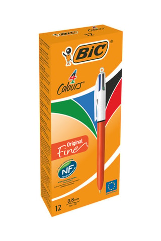 12 stylos 4 couleurs 