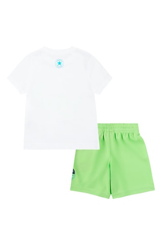 T-shirt et short - Blanc et bleu