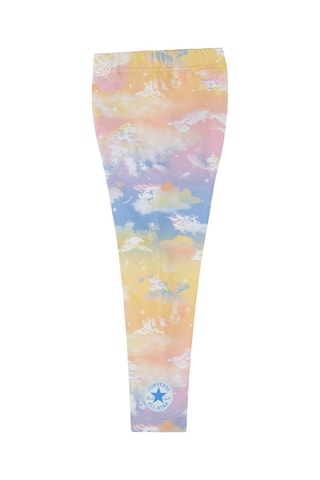 Sweat à capuche - Bleu, jaune et rose