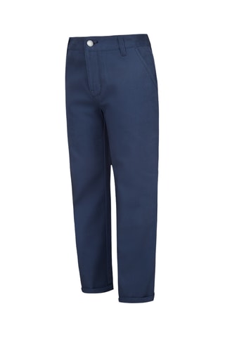 Pantalon slim fit 7/8 - Bleu marine
