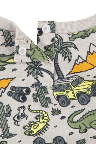 Combinaison - Noir, beige, vert, jaune et orange
