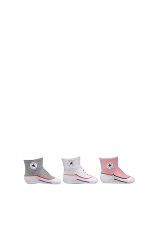 3 paires de chaussettes Chuck Infant Toddler - Blanc