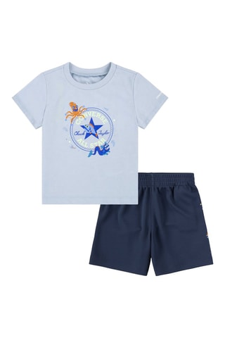 Tshirt et short - Bleu