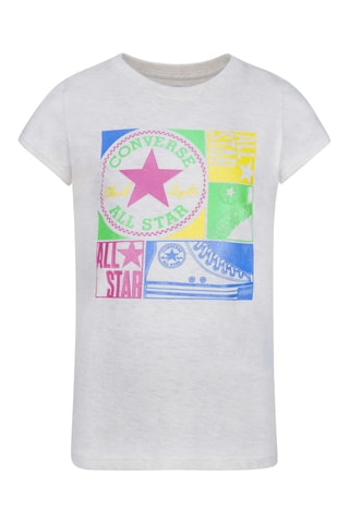 T-shirt - Blanc, vert et jaune
