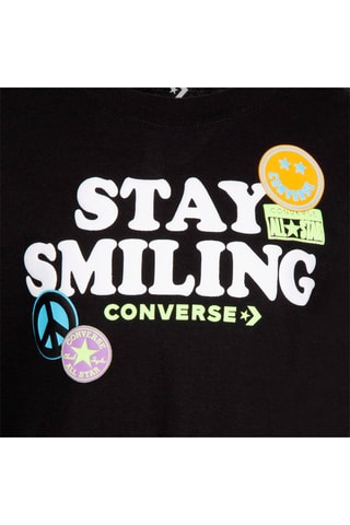 T-shirt - Blanc, noir, bleu, vert et violet