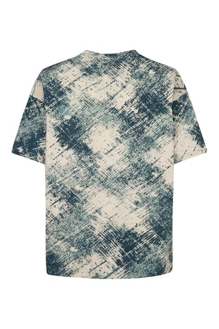T-shirt tie and dye - Blanc et bleu