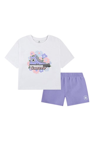 T-shirt et short - Violet