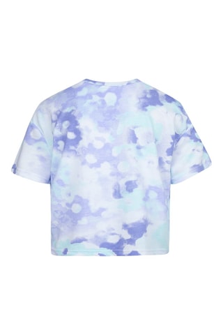 Crop top - Blanc et bleu