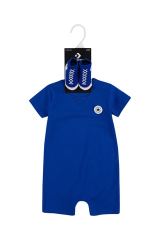 Barboteuse et chaussettes - Bleu