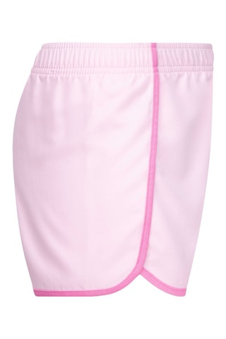 Short taille haute - Blanc et rose