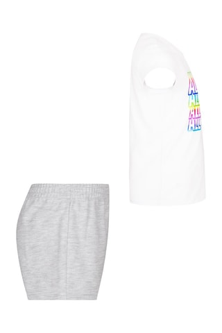 T-shirt et short - Blanc et gris