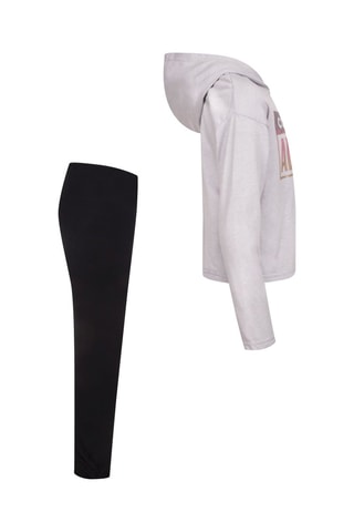 Sweat à capuche et legging - Blanc
