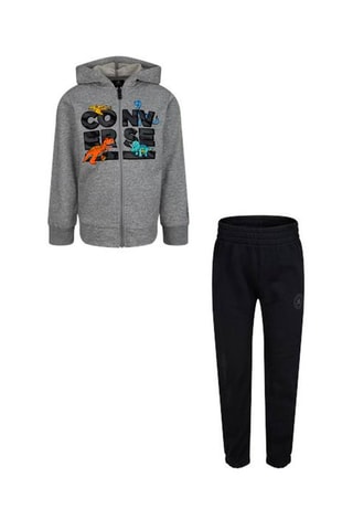 Sweat à capuche et jogging - Noir et gris