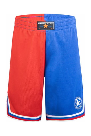 Short - Bleu et rouge