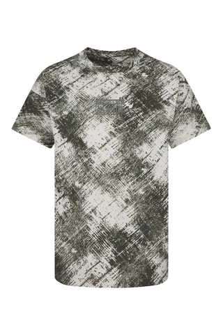 T-shirt tie and dye - Blanc et vert