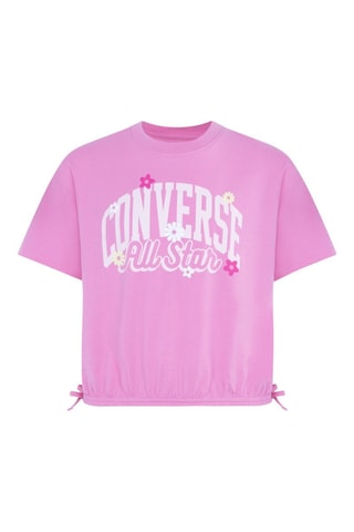 T-shirt - Rose et blanc