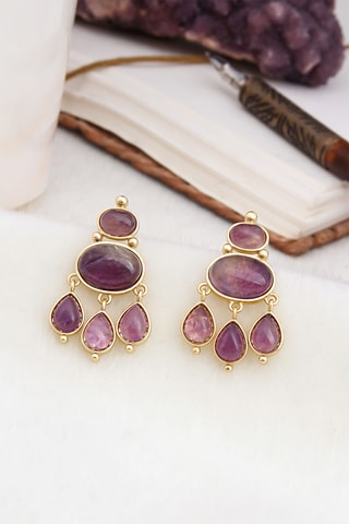 Boucles d’oreilles - Améthystes