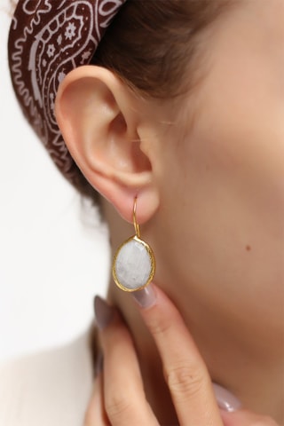 Boucles d'oreilles - Pierres de lune
