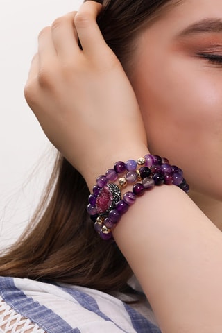 3 bracciali - Ametiste