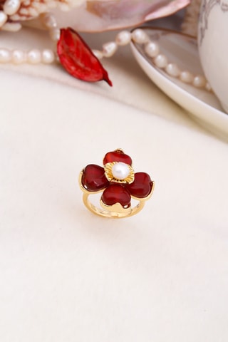 Anello - Placcato oro giallo