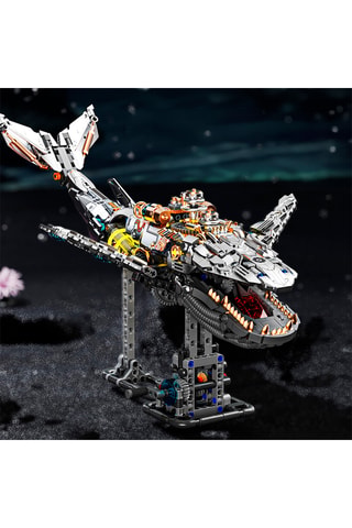 Maquete 3D mecanizada Baleia - 1388 peças - A partir dos 12 anos
