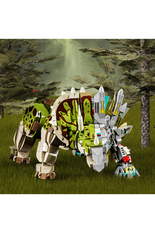 Maquete 3D mecanizada de Triceratops - 1368 peças - A partir dos 12 anos