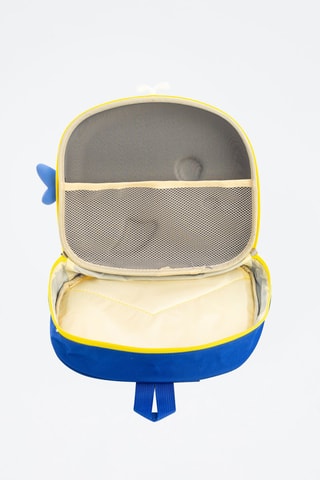 Mochila - Azul-cobalto - Branco, preto e azul