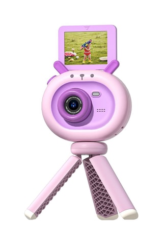 Máquina fotográfica digital para crianças Rosa-claro e lilás