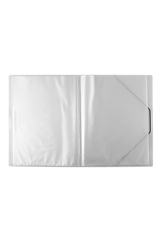 Porta-revistas A4 - 60 pochetes - Transparente