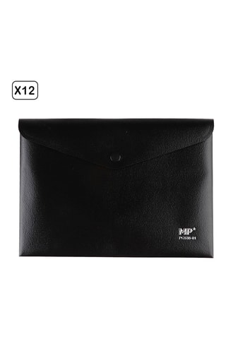 12 envelopes - Preto