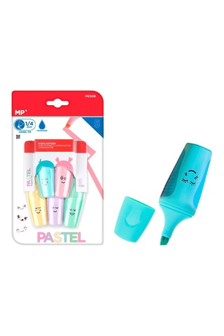 5 mini marcadores - 5 tintas