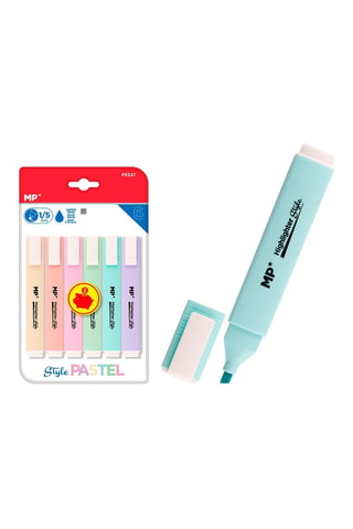 6 marcadores - 6 tintas