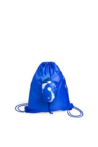 Mochila dobrável criança Azul