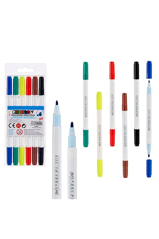 Marcadores - 6 tintas