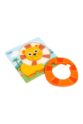 Puzzle em madeira Leão - 6 peças A partir de 3 anos