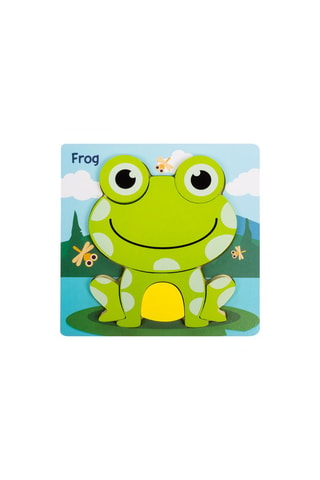 Puzzle em madeira Sapo - 7 peças A partir de 3 anos