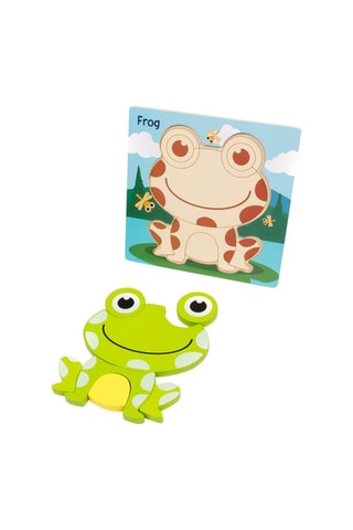 Puzzle em madeira Sapo - 7 peças A partir de 3 anos