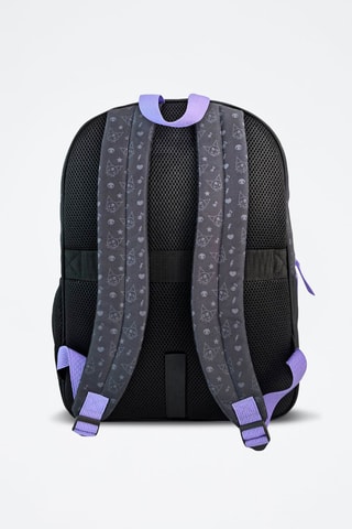 Mochila Kuromi Hello Kitty Sanrio - Preto - Preto, violeta e rosa