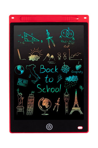 Tablet para desenhar Preto e vermelho